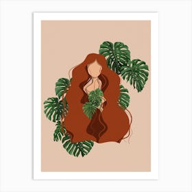 Donna Botanical Fairy Art Print