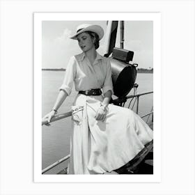 Actress Grace Kelly Art Print