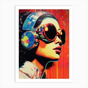 Music Diva | Retrofuturism Art Print