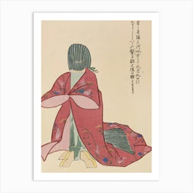 Kimono Of A Woman Art Print