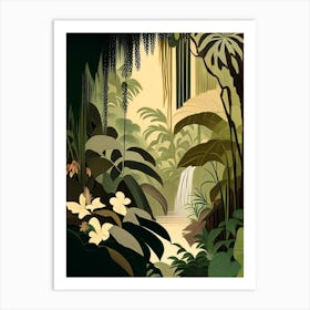 Hidden Paradise Jungle 2 Rousseau Inspired Art Print