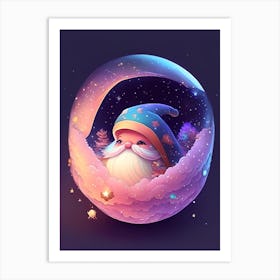 Dwarf Galaxy Kawaii Kids Space Art Print