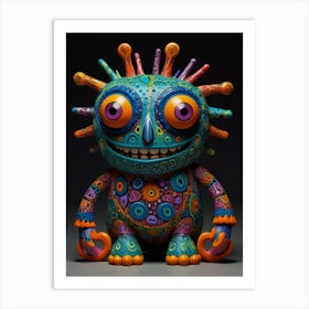 Eddie The Frog Art Print