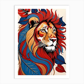 Lion animal 1 Art Print