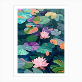 Water Lilies 16 Art Print