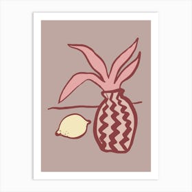 Pine Apple Illustration Art Print_2055900 Art Print