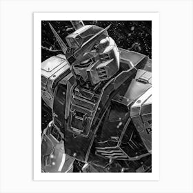 Mobile Suit Gundam Art Art Print