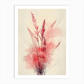 Watercolor Flowers 35 Art Print