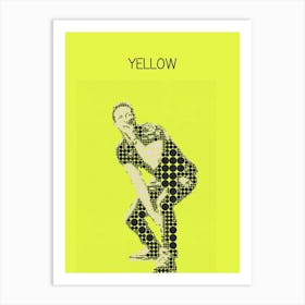 Yellow Chris Martin Art Print