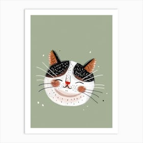 Cute Cat Illustration 1 Art Print