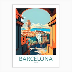 Spain Barcelona Travel 1 Art Print