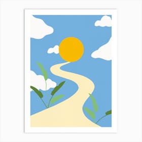 Morning Road Art Print