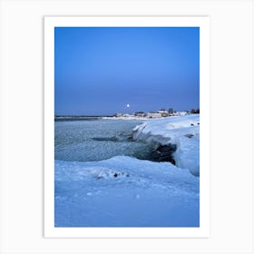 Moonlight Over The Bay Art Print