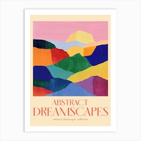 Abstract Dreamscapes Landscape Collection 69 Art Print