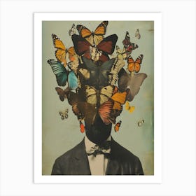 Butterfly Head 1 Art Print