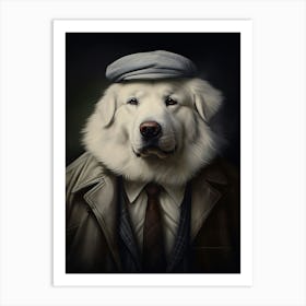 Gangster Dog Great Pyrenees Art Print