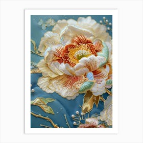 Chinese Flower Painting 11 Art Print