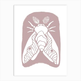 Moth Scandinavian Art Print