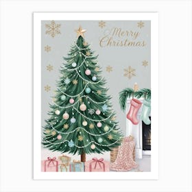 Christmas Tree 14 Art Print