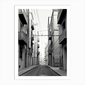 Marseille, France, Black And White Photography 2 Art Print