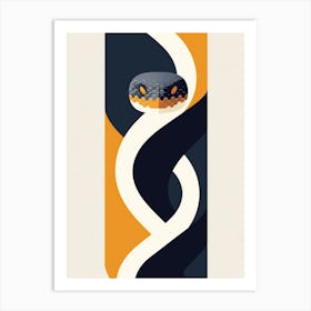 Snake Illustration 1 Art Print