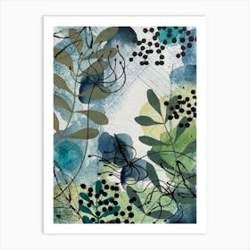 'Blue And Green' Art Print