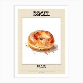 Plain Bagel 3 Art Print