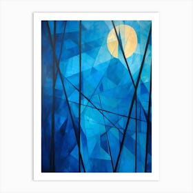 Geometric Abstraction Illustration 11 Art Print