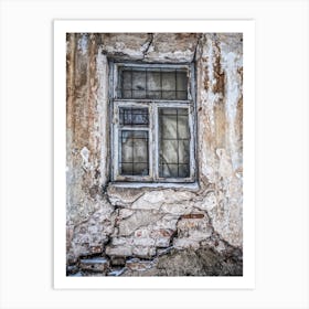 The Window In The Cracked Wall Art Print