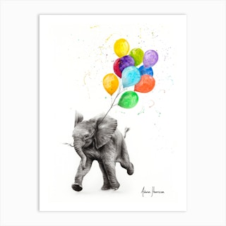 Elephant Freedom Art Print