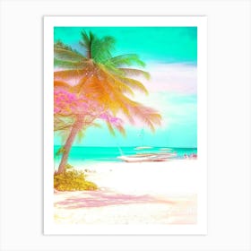 Boracay Philippines Soft Colours Tropical Destination Art Print