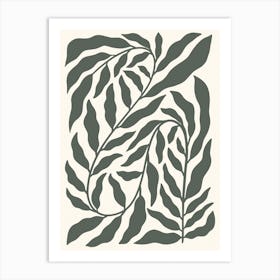 Leafy Print 14 Art Print