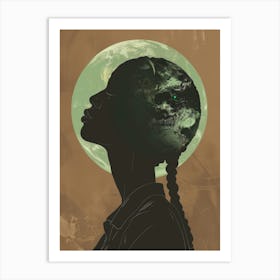 Woman'S Head 27 Art Print