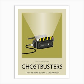 Ghostbuster Film Poster Art Print