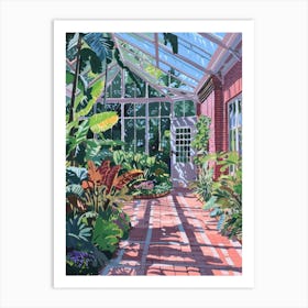 Kew Gardens London Parks Garden 2 Painting Art Print