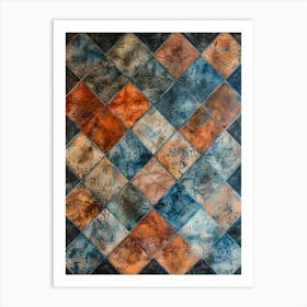 Tile Mosaic Art Print