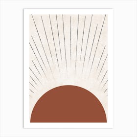 Autumn Sasha Sun Abstract Art Print