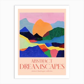 Abstract Dreamscapes Landscape Collection 04 Art Print