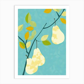 Pears Illustration 1 Art Print