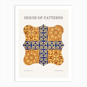 Tile Pattern Poster 34 Art Print