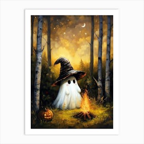 Ghost In The Woods 1 Art Print