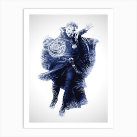 Doctor Strange Drawing Art Print