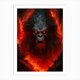 King Kong Art Print