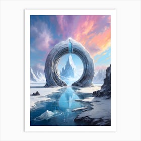 Snow Portal Art Print