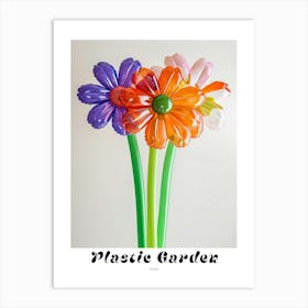 Dreamy Inflatable Flowers Poster Asters 4 Art Print