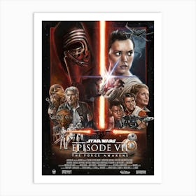 Star Wars Episode Viii Art Print