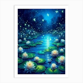 Water Lilies 7 Art Print