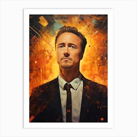 Edward Norton (3) Art Print