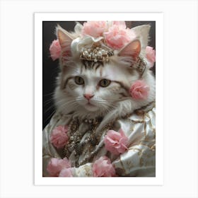 Cat In Costume 2 Art Print