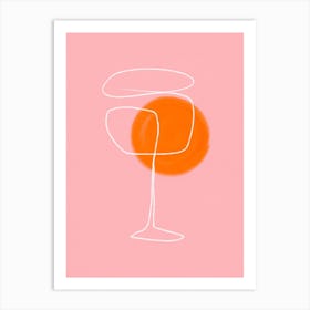 Spritz Drink Art Print